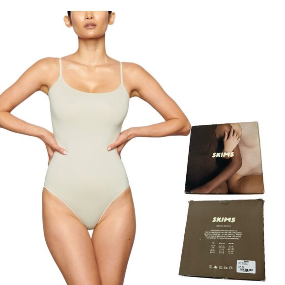SKIMS Essential Cami Bodysuit Bone Womens 4X/5X - Picture 1 of 12
